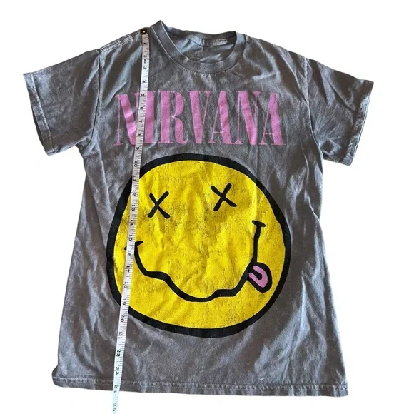 Nirvana Official Band Tee Short Sleeve T-shirt Adult Small - Picture 4 of 6